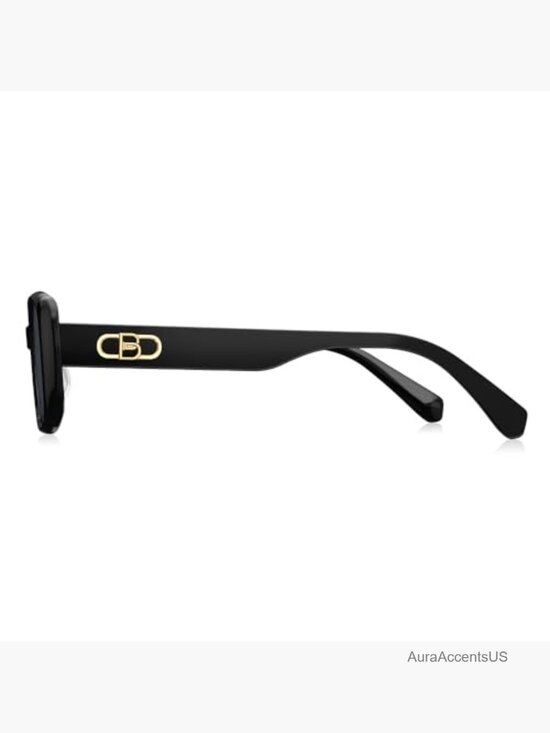 90s Retro Y2K Rectangle Polarized Sunglasses 54mm Unisex Adult main image 2